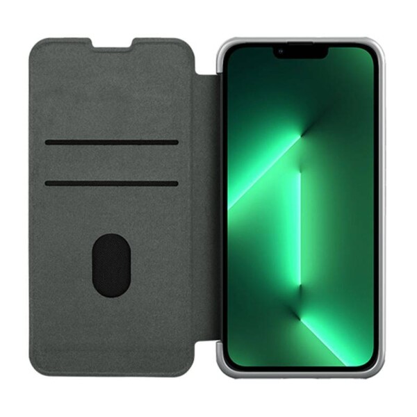 Nillkin Qin Pro Leather Case for iPhone 13 Pro Max (black) cena