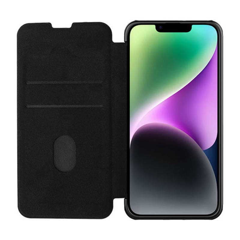 Nillkin Qin Pro Leather Case for iPhone 14 (Black) cena