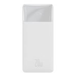 Powerbank Baseus Bipow 10000mAh, 2xUSB, USB-C, 20W (white)