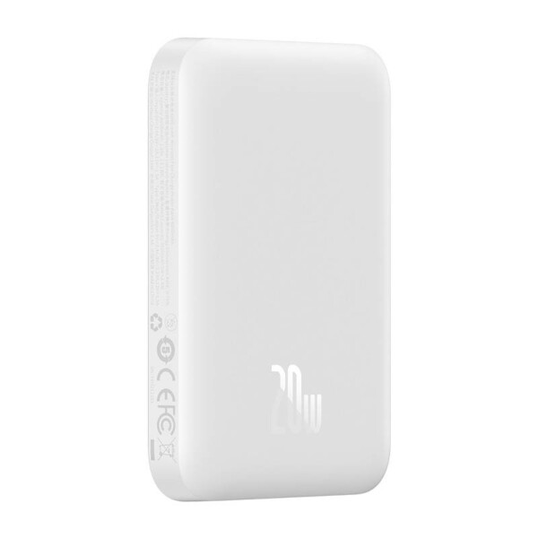 Powerbank Baseus Magnetic 6000mAh 20W (white) navod