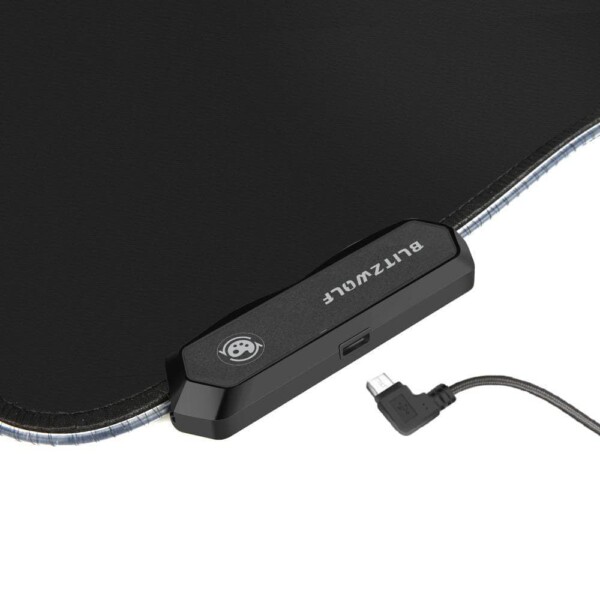 RGB Gaming Mouse Pad Blitzwolf BW-MP1 (black) cena