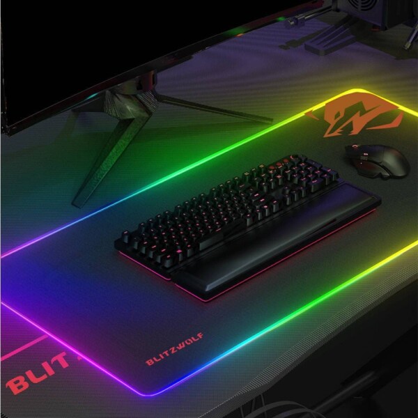 RGB Gaming Mouse Pad Blitzwolf BW-MP1 (black) sk