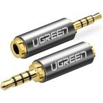 UGREEN 20501 Adapter 2.5 mm micro jack male to 3.5 mm mini jack female (gray)