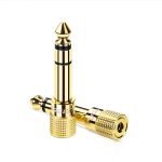 UGREEN 20503 Adapter 6.5 mm jack to 3.5 mm mini jack (golden)