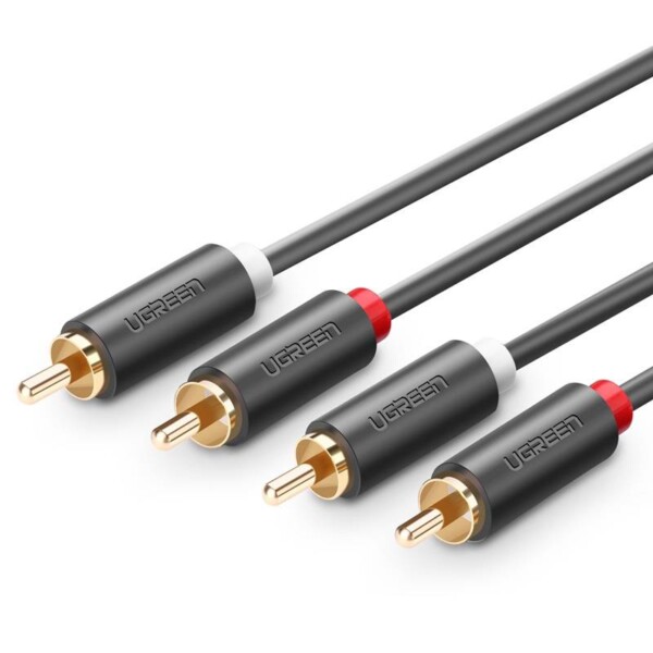 UGREEN 2RCA (Cinch) to 2RCA (Cinch) Cable 5m (black) cena