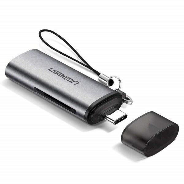 UGREEN 2in1 Card Reader USB-C 3.1 to microSD + SD (gray)