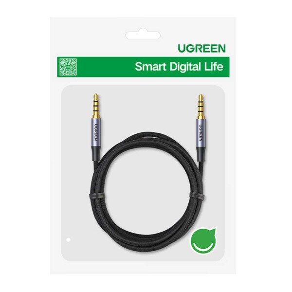 UGREEN 3.5mm jack cable AUX 1.5m (gray) cena