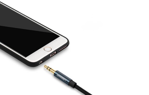 UGREEN AV122 Mini jack cable 3.5mm AUX 3m (blue) navod