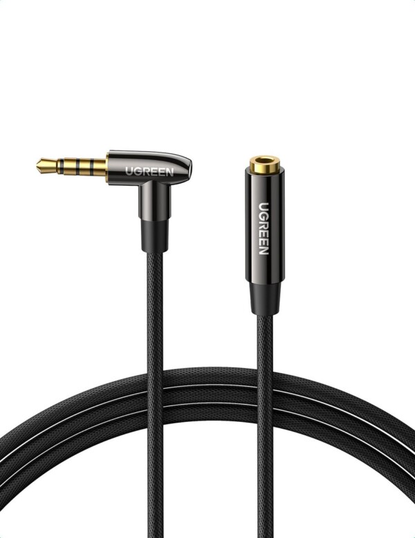 UGREEN AV188 mini jack 3.5mm AUX elbow cable