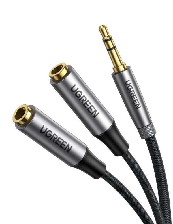 UGREEN AV191 AUX Audio splitter with jack 3.5mm cable