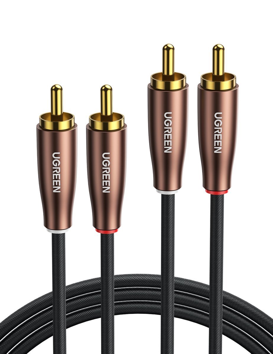 UGREEN AV199 extension cable 2x RCA (Cinch) to 2x RCA (Cinch)