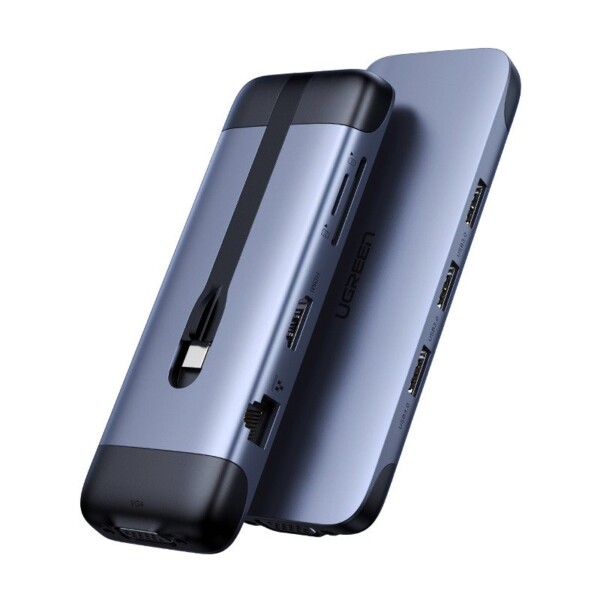 UGREEN CM286 9 az 1-ben adapter USB-C hub HDMI 4K