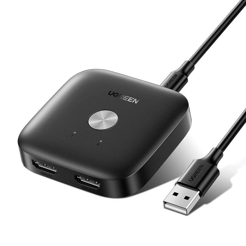 UGREEN CM333 Switch Box 2in1 HDMI 2.0 4K (black)