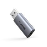 UGREEN CM383 USB to mini jack 3.5mm audio adapter (grey)