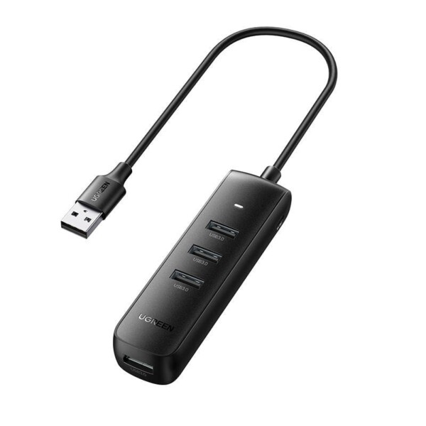 UGREEN CM416 4in1 USB to 4x USB adapter 0.25m (black) cena