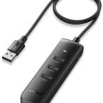 UGREEN CM416 4in1 USB to 4x USB adapter 1m (black)