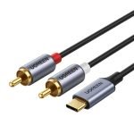 UGREEN CM451 Cable USB-C to 2x RCA (Cinch) 1.5m (black)