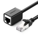 UGREEN Cat 6 FTP Ethernet RJ45 Extension Male/Female PatchCords with Shielding 1m (black)