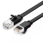 UGREEN Cat 6 UTP Flat Ethernet RJ45 Cable Pure Copper 2m (black)