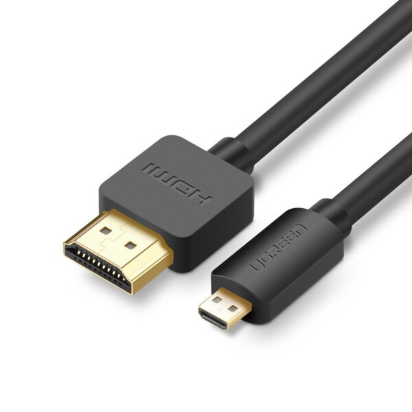 UGREEN HD127 Micro HDMI - HDMI Cable 4K 3D 3m (black) cena