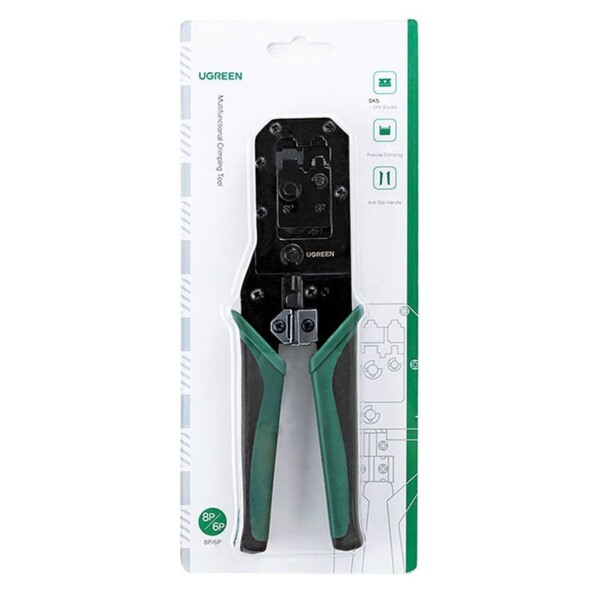 UGREEN NW136 Ethernet connector crimping pliers (black/green) cena