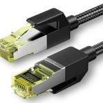 UGREEN NW150 Cat 7 F/FTP Braid Ethernet RJ45 Cable 0.5m (black)
