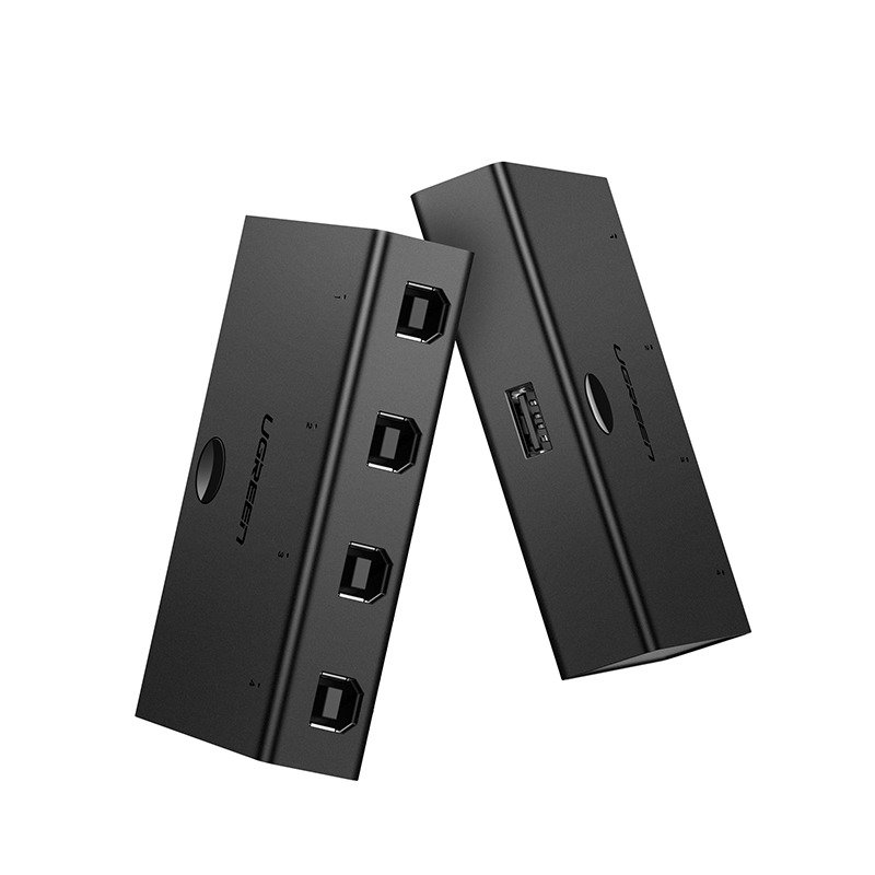 UGREEN Switch Adapter 4in1 USB 2.0 (black) cena