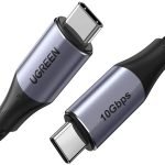 UGREEN US355 USB-C to USB-C  3.1 Gen.2, PD, 5A, 100W, 4K, 10Gbps, 1m (black)