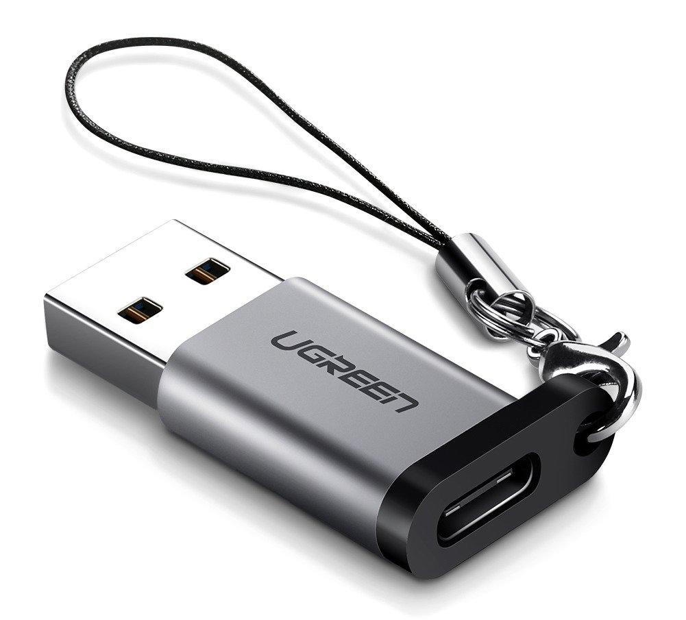 UGREEN USB A Male to USB-C Male Adapter 3.0 (gray)