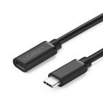 UGREEN USB Type C 3.1 Male to Female Cable Nickel Plating 0.5m (Black)