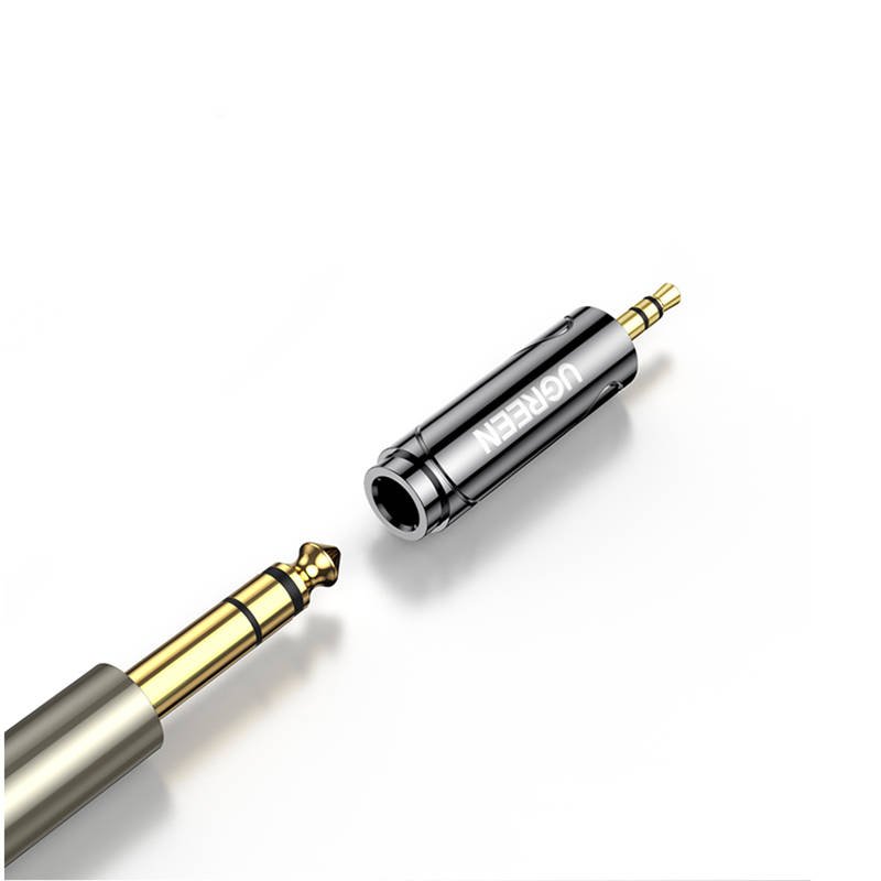 UGREEN adapter / adapter from 3.5 mm jack to 6.5 / 6.35 mm mini jack (grey) cena
