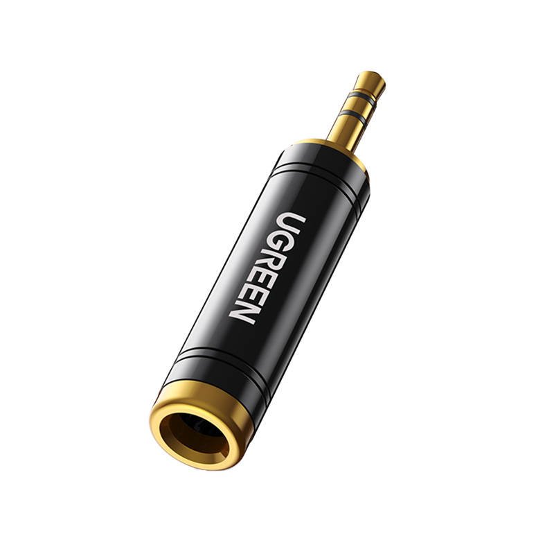 UGREEN adapter / adapter from 3.5 mm jack to 6.5 / 6.35 mm mini jack (grey) sk