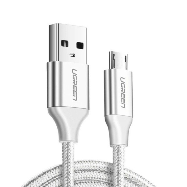 UGREEN micro USB kabel QC 3.0 2.4A 1.5m (bílý)