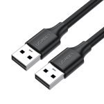 USB 2.0 A-A UGREEN US102 cable 0.25m (black)