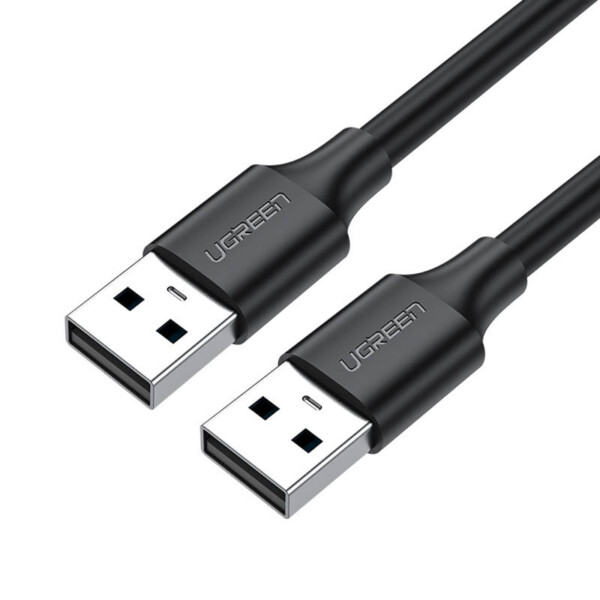 USB 2.0 A-A UGREEN US102 cable 0.25m (black)