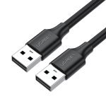 USB 2.0 M-M UGREEN cable US102, 2m (black)