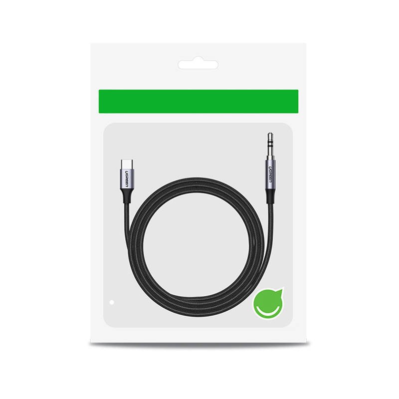 USB-C cable UGREEN CM450 to 3.5mm AUX mini jack