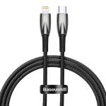 USB-C cable for Lightning Baseus Glimmer Series, 20W, 1m (Black)