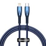 USB-C cable for Lightning Baseus Glimmer Series, 20W, 1m (Blue)