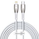 USB-C cable for Lightning Baseus Glimmer Series, 20W, 2m (White)