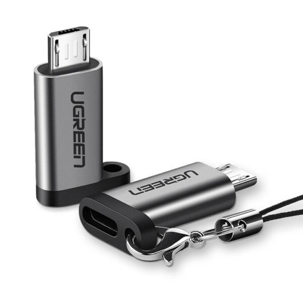 USB-C to Micro USB Adapter UGREEN US282 (Gray)