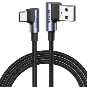 USB-C to USB-A 2.0 Angled Cable UGREEN US176