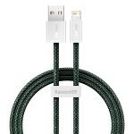 USB cable for Lightning Baseus Dynamic 2 Series, 2.4A, 1m (green)