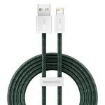USB cable for Lightning Baseus Dynamic 2 Series, 2.4A, 2m (green)