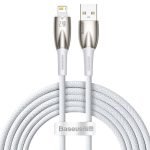 USB cable for Lightning Baseus Glimmer Series, 2.4A, 2m (White)