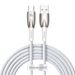 USB cable for USB-C Baseus Glimmer Series, 100W, 2m (White)