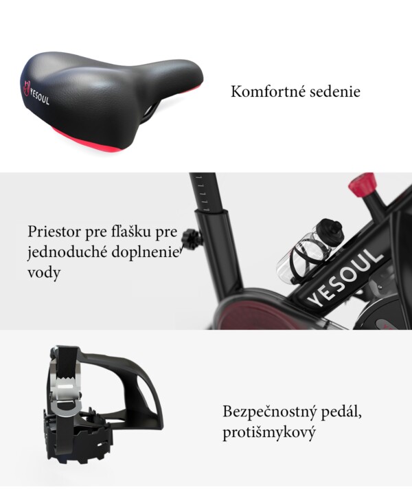 Xiaomi YESOUL Spinning Bike S3 – Obrázok 10