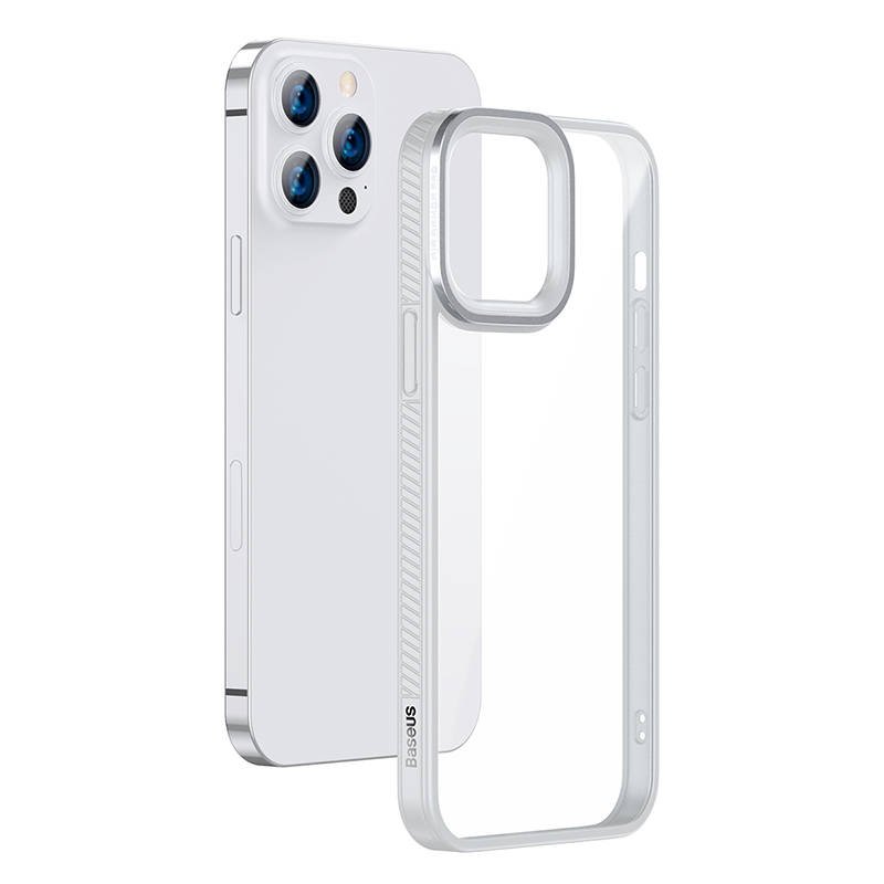 Baseus Crystal Transparent Case for iPhone 13 Pro Max (grey) cena