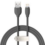 Baseus Jelly  cable USB to Lightning, 2,4A, 2m (black)