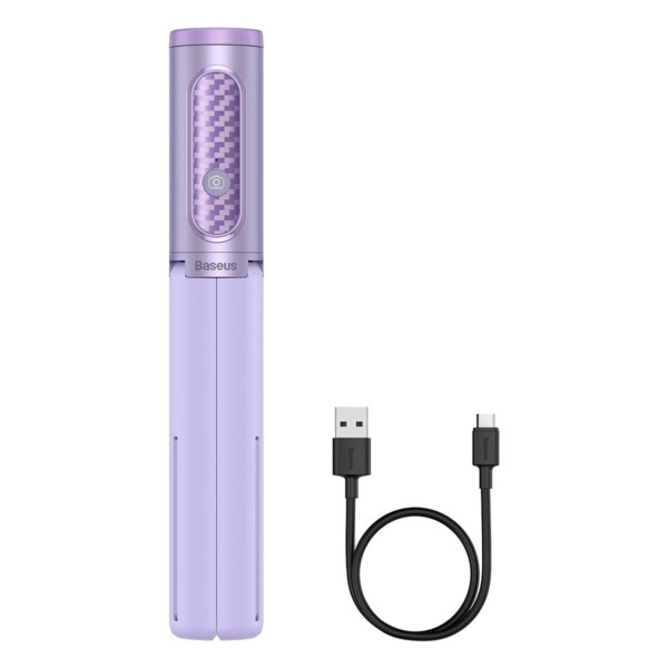 Baseus Traveler Bluetooth Tripod Selfie Stick (purple) cena